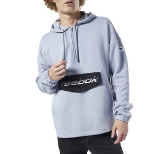 Reebok Classic Advance Pullover Kapuzenpullover Herren - HellBlau - DE 864-WMS